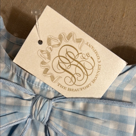 The Beaufort Bonnet Company Blue Gingham Kids Shirt - Picture 3 of 7
